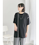 ◎【接触冷感】切替ステッチチュニック