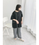 ◎【接触冷感】切替ステッチチュニック