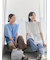 ケープブラウス