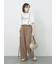 【接触冷感】ドルマンギャザー刺繍Tシャツ