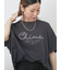 【接触冷感】ドルマンギャザー刺繍Tシャツ
