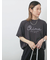 【接触冷感】ドルマンギャザー刺繍Tシャツ