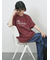 【接触冷感】ドルマンギャザー刺繍Tシャツ