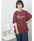 【接触冷感】ドルマンギャザー刺繍Tシャツ