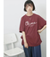 【接触冷感】ドルマンギャザー刺繍Tシャツ