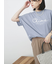 【接触冷感】ドルマンギャザー刺繍Tシャツ
