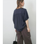 【接触冷感】ドルマンギャザー刺繍Tシャツ