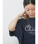 【接触冷感】ドルマンギャザー刺繍Tシャツ