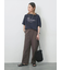 【接触冷感】ドルマンギャザー刺繍Tシャツ