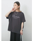 【接触冷感】ドルマンギャザー刺繍Tシャツ