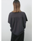 【接触冷感】ドルマンギャザー刺繍Tシャツ