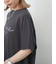 【接触冷感】ドルマンギャザー刺繍Tシャツ