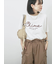 【接触冷感】ドルマンギャザー刺繍Tシャツ