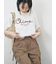 【接触冷感】ドルマンギャザー刺繍Tシャツ