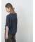 【接触冷感】ドルマンギャザー刺繍Tシャツ