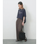 【接触冷感】ドルマンギャザー刺繍Tシャツ