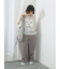 ハイウエストワイドイージーパンツ
