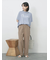 ハイウエストワイドイージーパンツ