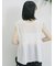 前後2wayジャカードペプラムノースリーブブラウス