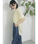 【接触冷感】ポンチョブラウス
