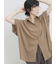【接触冷感】ポンチョブラウス