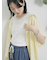 【接触冷感】ポンチョブラウス