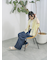【接触冷感】ポンチョブラウス