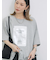 ◎箔プリントTシャツ