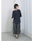 花柄ドッキングカットワンピース