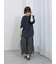 花柄ドッキングカットワンピース