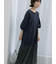 花柄ドッキングカットワンピース