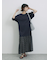 花柄ドッキングカットワンピース