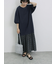 花柄ドッキングカットワンピース