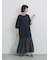 花柄ドッキングカットワンピース