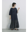 花柄ドッキングカットワンピース