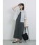 ◎【接触冷感】切替カットワンピース