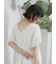 ◎【接触冷感】シャーリングVネックプルオーバー