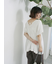 ◎【接触冷感】シャーリングVネックプルオーバー