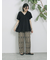 ◎【接触冷感】シャーリングVネックプルオーバー