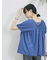 ◎【接触冷感】シャーリングVネックプルオーバー
