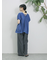 ◎【接触冷感】シャーリングVネックプルオーバー