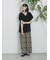◎【接触冷感】シャーリングVネックプルオーバー