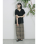 ◎【接触冷感】シャーリングVネックプルオーバー
