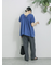 ◎【接触冷感】シャーリングVネックプルオーバー