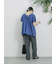 ◎【接触冷感】シャーリングVネックプルオーバー