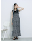 花柄シャーリングワンピース
