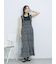 花柄シャーリングワンピース