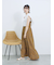 花柄シャーリングワンピース