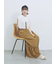 花柄シャーリングワンピース