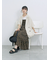 花柄シャーリングワンピース